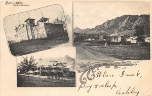 H60/ Boulder Colorado Postcard c1910 3View Chautauqua Dining 21