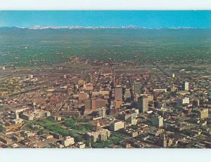 Unused Pre-1980 AERIAL VIEW Denver Colorado CO A3969