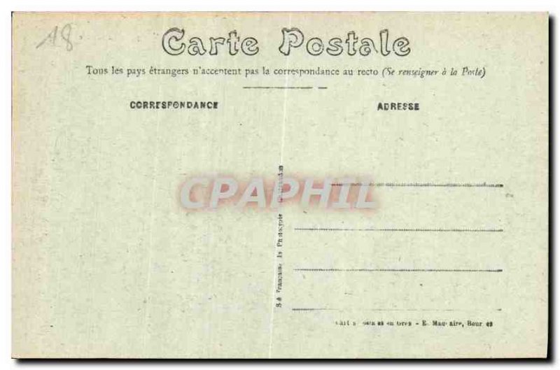 Postcard Old Palace Bourges acques Coeur View from the Square Berry