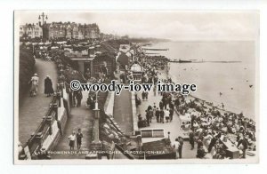 tq1987 - Essex - East Promenade & Approaches c1940/50s, Clacton-on-Sea- Postcard