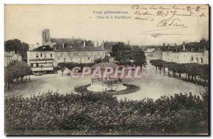 Toul Old Postcard Place de la Republique