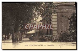 Old Postcard Neris les Bains Casino