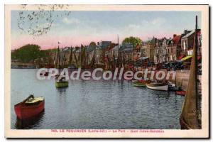 Old Postcard Pouliguen The Inf Port Quai Jules Sandeau