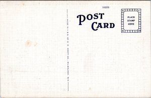 Postcard WI Door County VI & Bill's Fishing Lodge West Harbor Washington Island