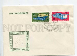 291162 EAST GERMANY GDR 1969 COVER Leipzig fair special cancellations