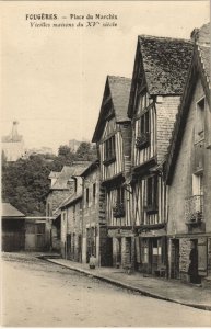 CPA Fougeres Place du Marchix (1237399)