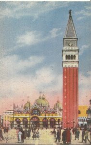 Italy Postcard - Venezia - Piazza S. Marco e Campanile   P765