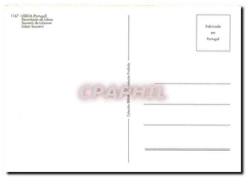 Postcard Modern Lisboa Portugal