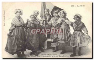 Old Postcard Folklore Dance Savoie Savoyard