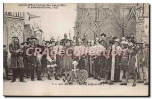 Old Postcard Flers I'Orne In 1920 Joan of Arc