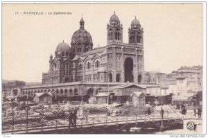 Marseille (Bouches-du-Rhone), France, 1900-1910s, La Cathedrale