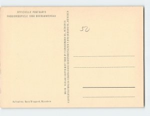 Postcard Pieta, Passionsspiele 1950 Oberammergau, Germany