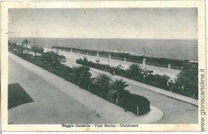 07099  CARTOLINA d'Epoca - REGGIO CALABRIA - VIALE MARINA