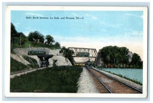 c1920s Split Rock Between La Salle and Ottawa Illinois IL Unposted Postcard