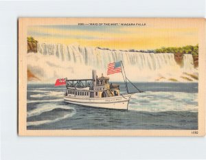 Postcard Maid Of The Mist, Niagara Falls, New York