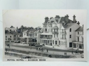 The Royal Hotel & Cafe Esplanade Bognor Regis Sussex Unused Vintage RP Postcard