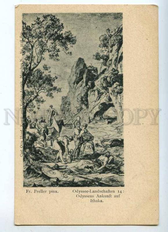 214993 Odysseus on Ithaca by PRELLER Vintage PC