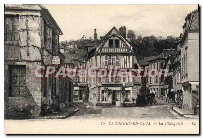 Old Postcard Caudebec en Caux Planquette