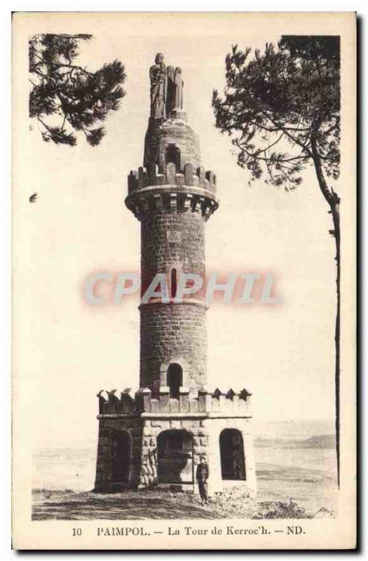 Postcard Old Paimpol Tower Kerroch