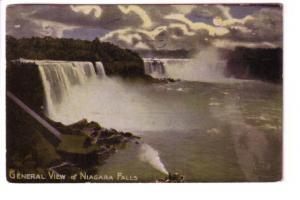 Moonlight, Niagara Falls, Ontario, Used 1910 Warwick