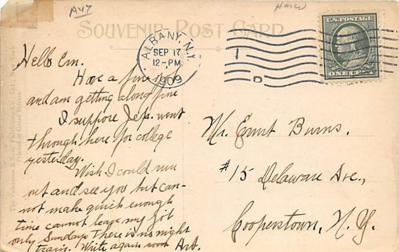 Train at Union Station Albany, New York