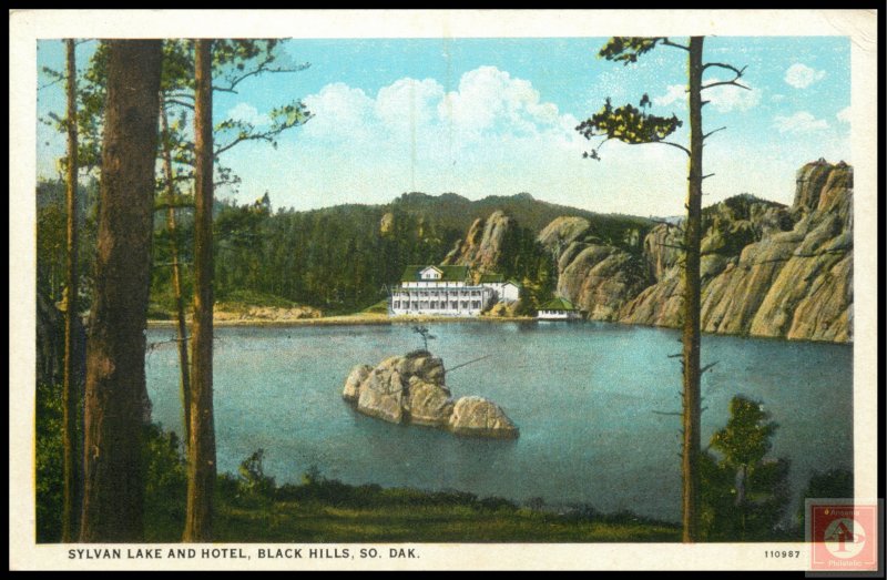 Sylvan Lake and Hotel, Black Hills, S.D.