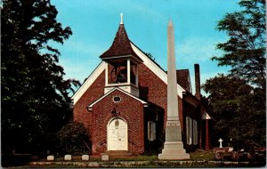 Vtg Old Christ Church Dover Delaware DE Unused Postcard