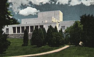 Vintage Postcard Colorado Springs Fine Arts Center Attractive Building Colorado