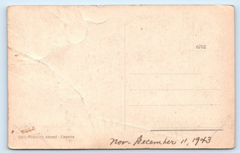 Caserta - Parco Reale - Cascata dei Delfini ITALY Postcard