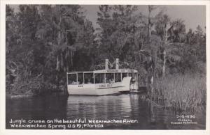 Florida Weeki Wachee Spring Congo Belle Jungle Cruise Real Photo