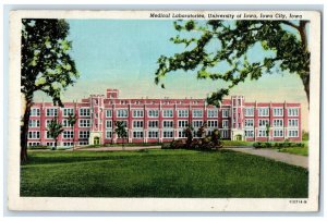 1945 Medical Laboratories University Exterior Iowa City Iowa IA Vintage Postcard