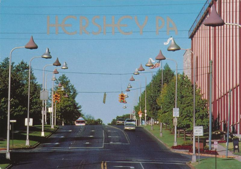 Hershey Kisses Street Lights on Chocolate Avenue Hershey PA