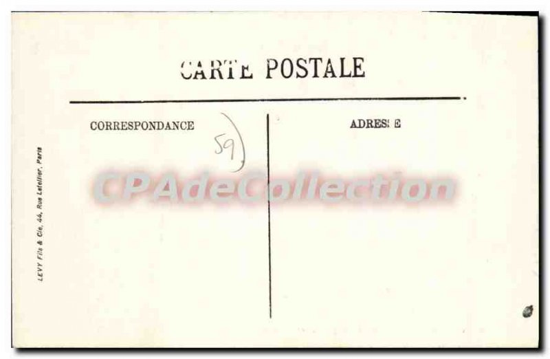 Old Postcard Dunkerque Place Jean Bart