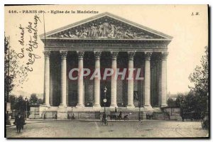 Postcard Old Paris Church of the Madeleine