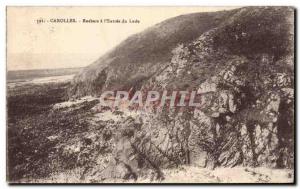 Old Postcard Carolles Rochers the Entree du Lude