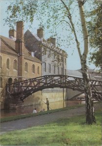 Cambridgeshire Postcard - Cambridge - Queens' College Bridge RRR1371