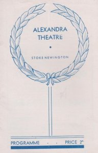 Ivor Novello Musical Fresh Fields WW2 Stoke Newington London Theatre  Programme