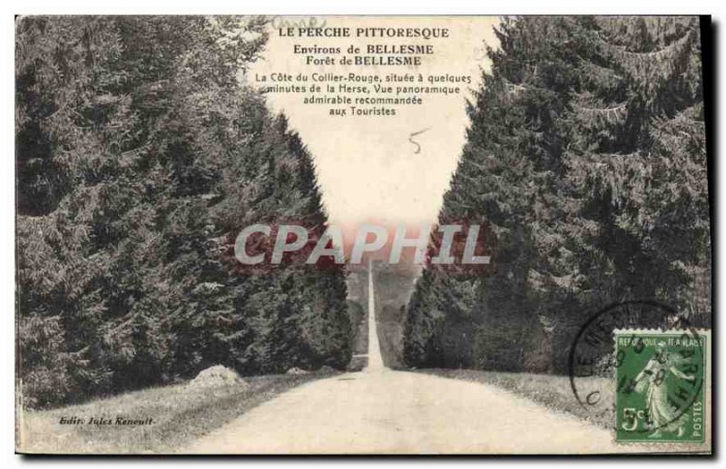 Old Postcard Le Perche Picturesque surroundings Bellesme Foret Bellesme