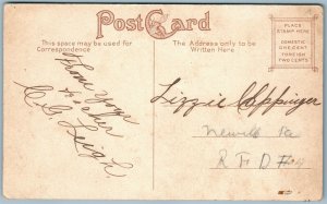 CIGARETTE SMOKER COMIC ANTIQUE POSTCARD  BLACK AMERICANA