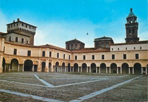 Postcard Italy Mantova Piazza Castello Castle Square Architecture 