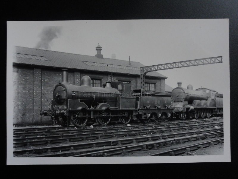 NER Old Steam Locomotives No.1141 & No.2115 - RP Photocard 080515 | Topics  - Transportation - Railway, Postcard