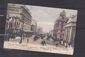 CAPE OF GOOD HOPE, CAPE TOWN, ADDERLEY STREET, c1910 ppc. to Australia.