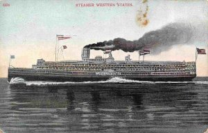 Steamer Western States 1910c postcard