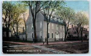 PORTSMOUTH, NH New Hampshire ~ Historic WARNER HOUSE  1915 Postcard