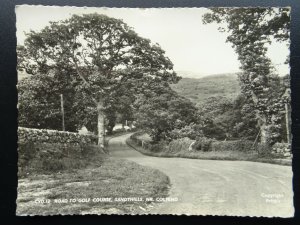 Dumfries SANDYHILL near Colvend ROAD TO GOLF COST c1950s RP Postcard by Frith