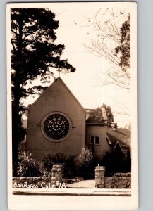 c1910 #98? Church San Rafael California CA RPPC Postcard