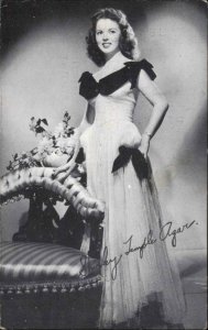 Shirley Temple Agar 1940s Vanguard Studio Promo Postcard