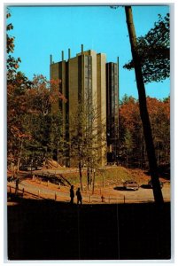 c1960's New England Center Residential Tower Durham New Hampshire NH Postcard 