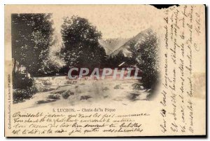 Old Postcard Luchon Fall of the Pigue