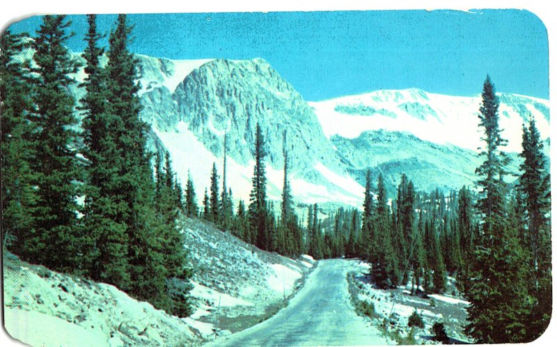 #3996.  Highway No. 130 over the Snowy Range, Wyoming